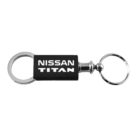 Nissan Titan Anodized Aluminum Valet Key Fob (Black)