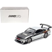 Nissan Silvia S15 RHD Chrome w/Carbon Hood "Tokyo Auto Salon Kuala Lumpur 2025 Event Ed" 1/64 Diecast Model Car by Inno Models