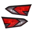 thumbnail image 1 of For Nissan Versa 2020 2021 Tail Light Assembly Driver and Passenger Side | Pair | Inner | Sedan | Clear & Red Lens | Replacement For NI2802121, NI2803121 | 265455EE0A, 265405EE0A, 1 of 6