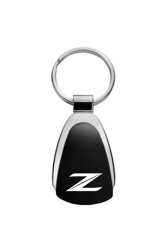 Nissan Z (New) Keychain & Keyring - Black Teardrop