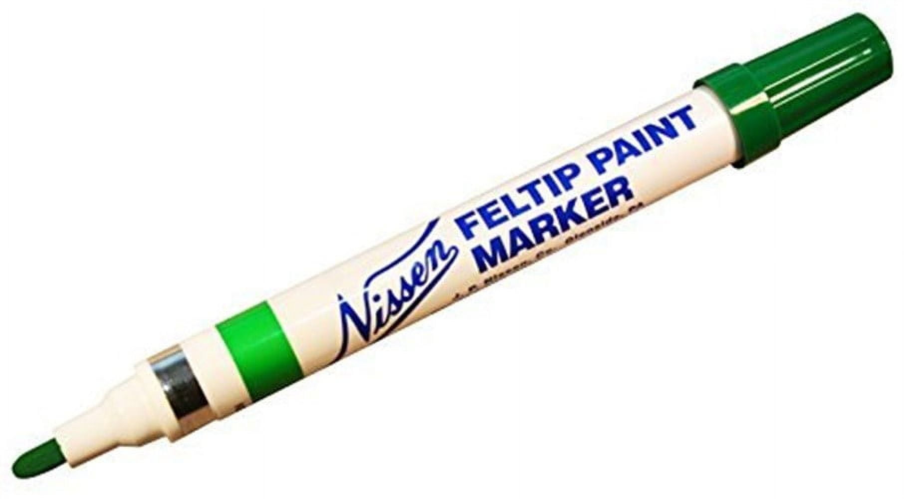 Nissen 00355 GREEN FELT TIP PAINT MARKER