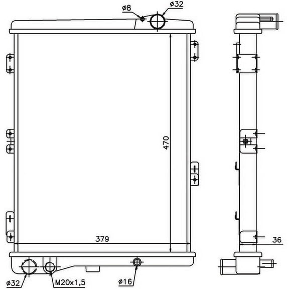 Nissens 604411 Radiator