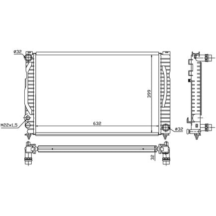 Nissens 60497 Radiator