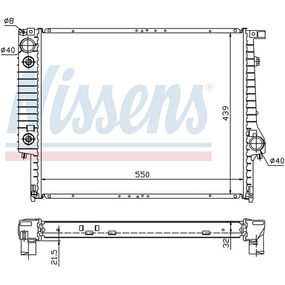 Nissens 60618A Radiator