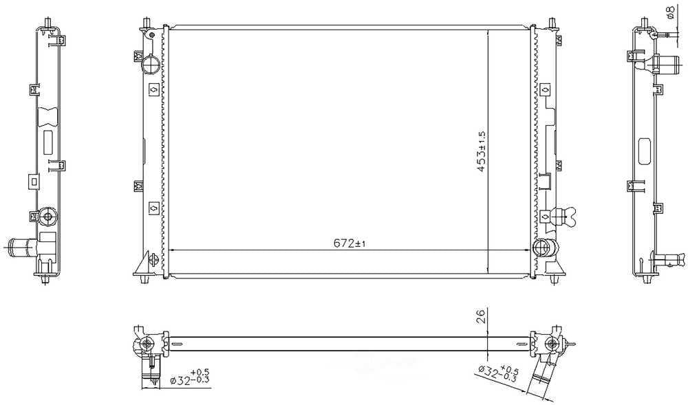 Nissens 606297 Radiator