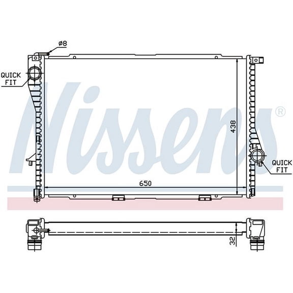 Nissens 60648A Radiator