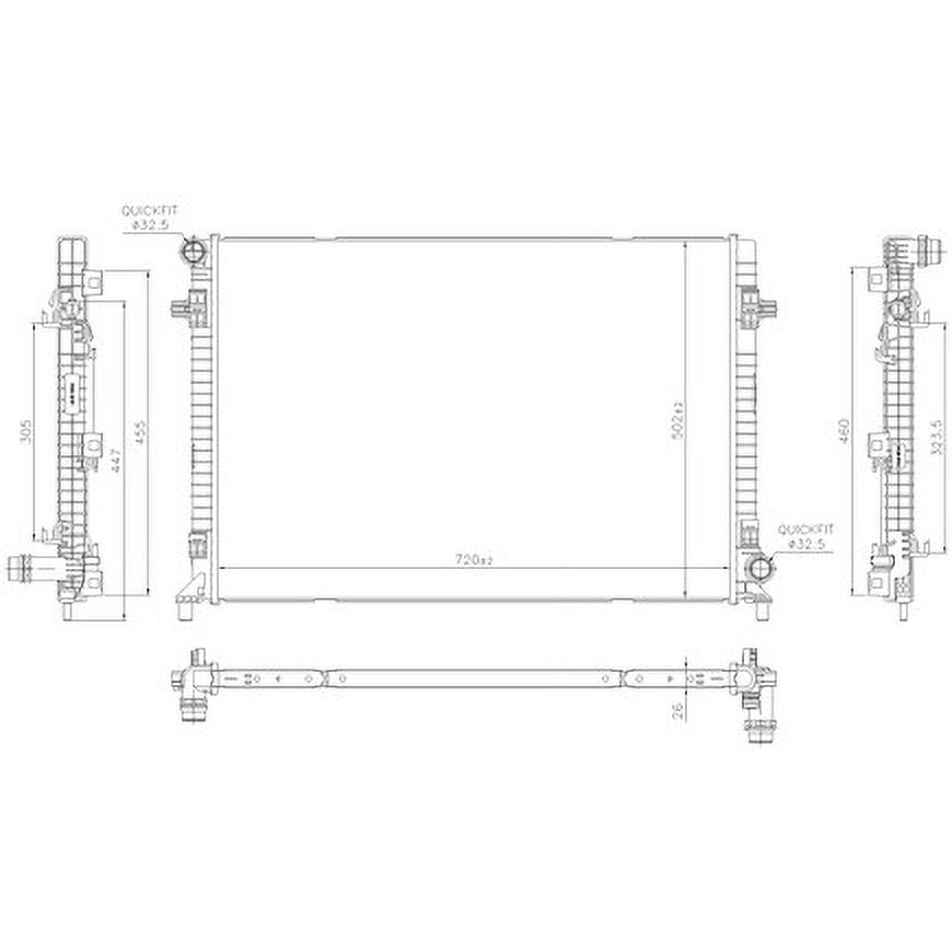 Nissens 606705 Radiator