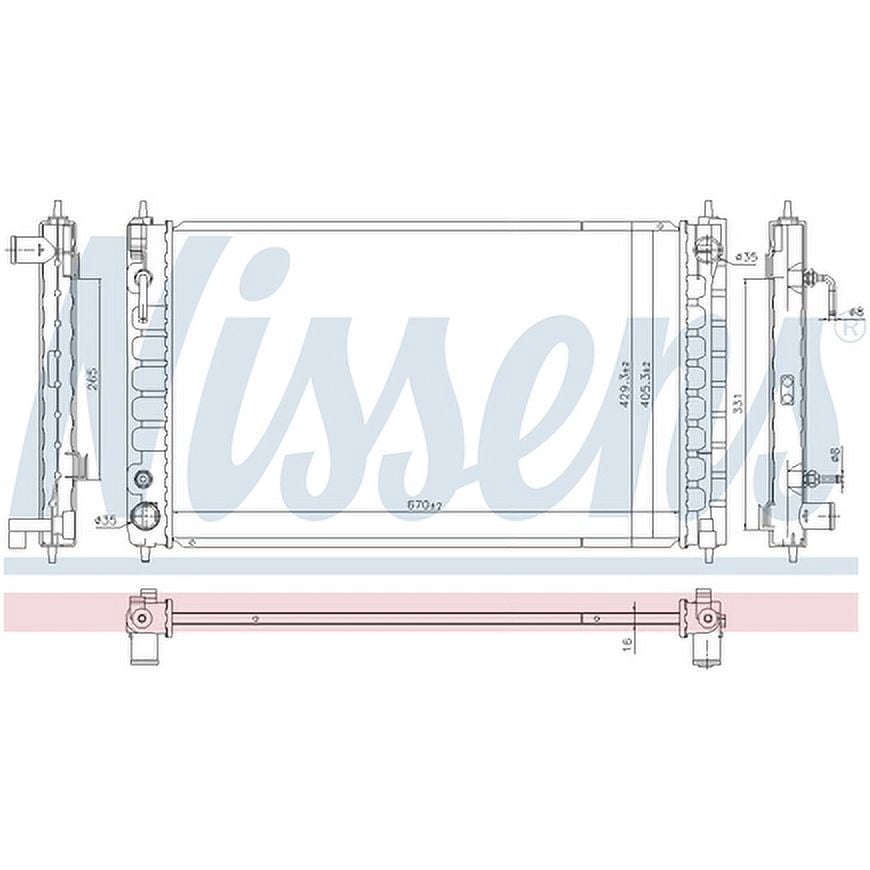 Nissens 606790 Radiator