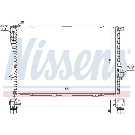 Nissens 60754A Radiator