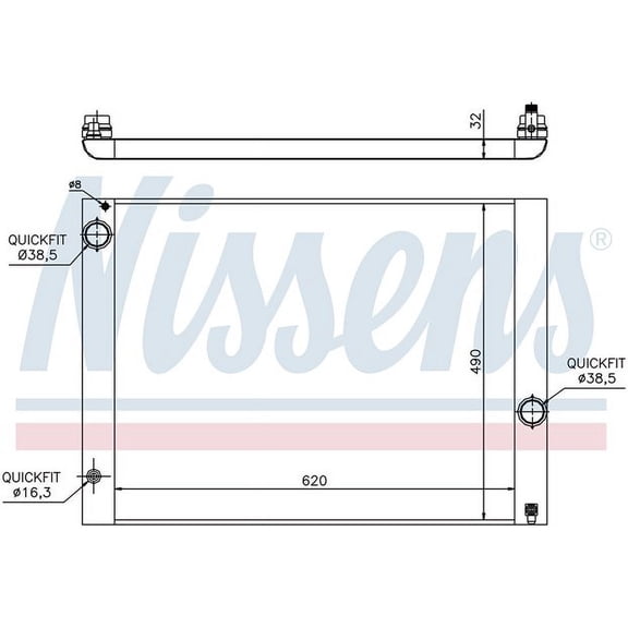 Nissens 60763 Radiator