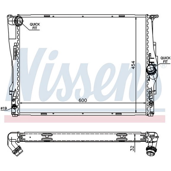 Nissens 60786A Radiator