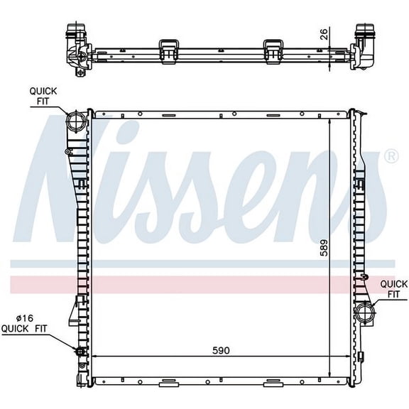 Nissens 60788A Radiator