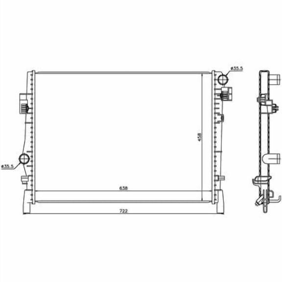 Nissens 61027 Radiator