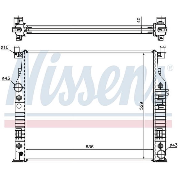 Nissens 62576A Radiator