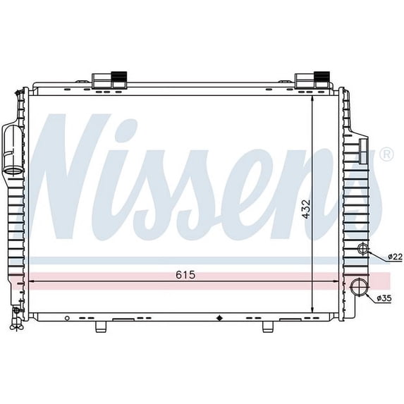 Nissens 62616 Radiator