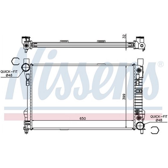 Nissens 62786A Radiator