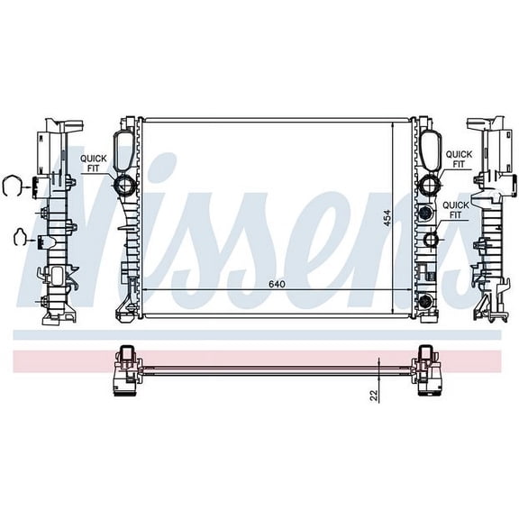 Nissens 62792A Radiator