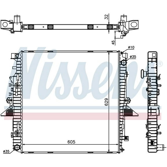 Nissens 64320A Radiator