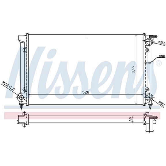 Nissens 651511 Radiator