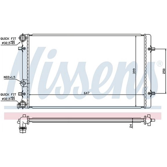 Nissens 652011 Radiator
