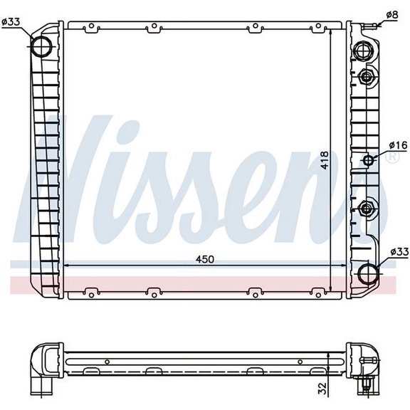 Nissens 65520A Radiator