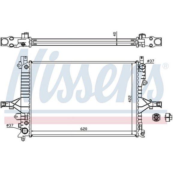 Nissens 65553A Radiator