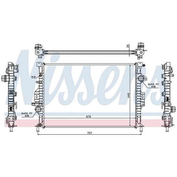 Nissens 65615A Radiator