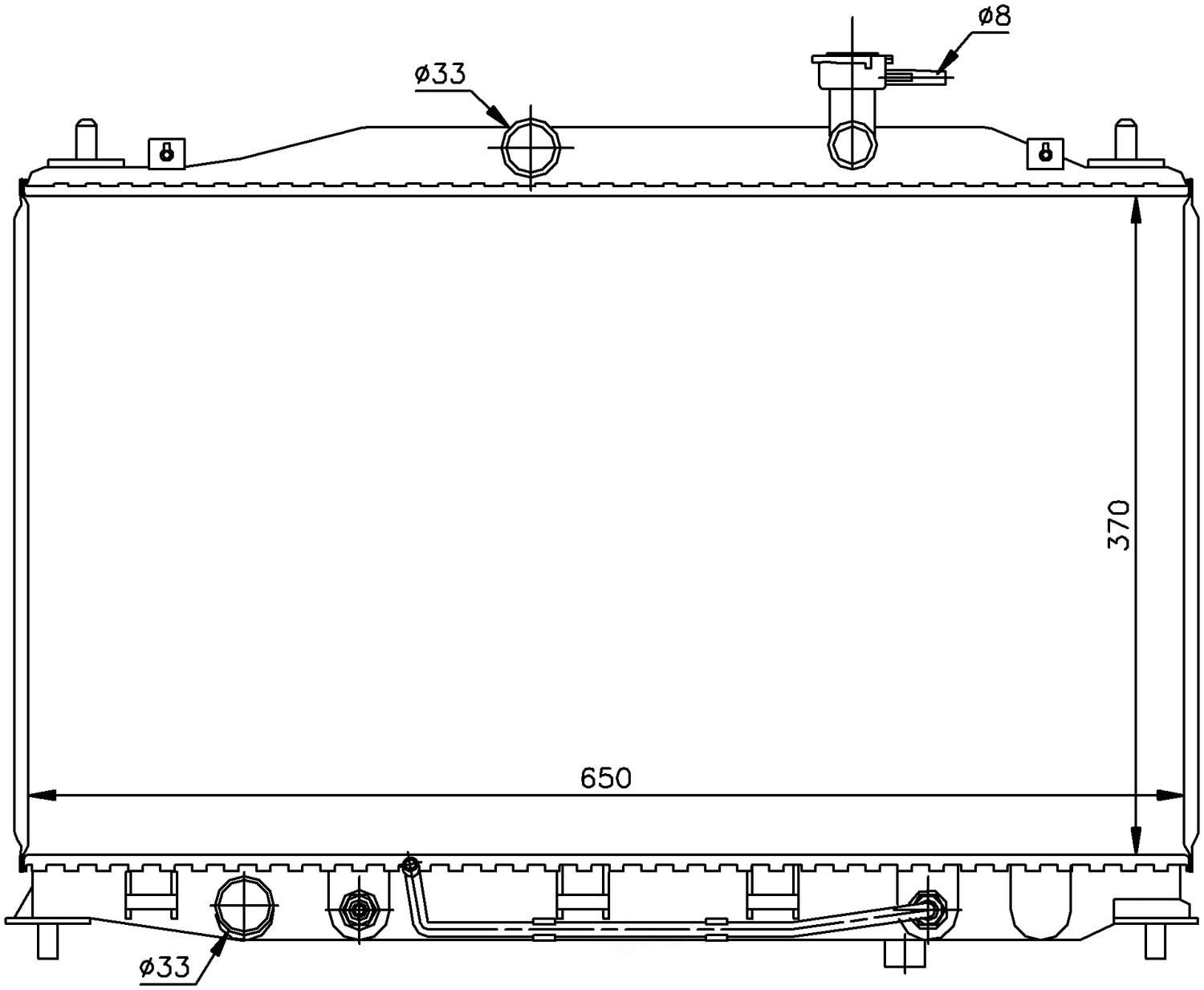 Nissens 67503 Radiator