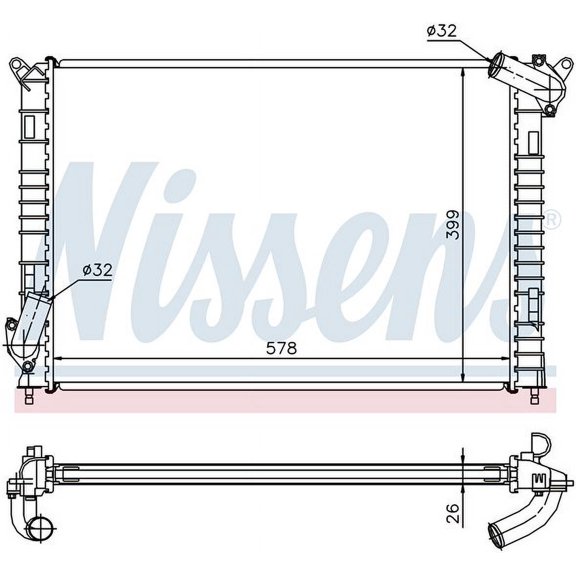 Nissens 69701A Radiator