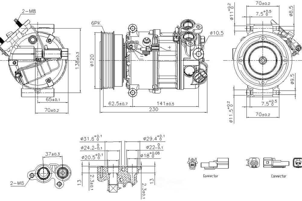 Nissens 891004 Air Conditioning Compressor with Clutch