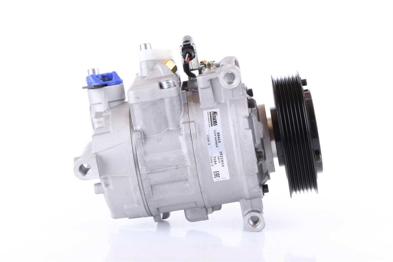 Nissens 89415 6SEU14C Compressor with Clutch