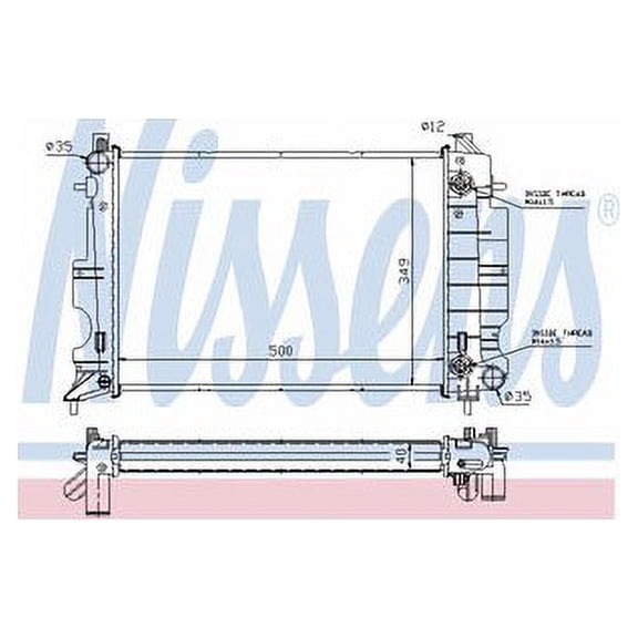 Nissens North America 64034A Radiator
