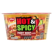Nissin, 3.28 oz, PACK OF 1 Foods Hot & Spicy Ramen Noodle Soup, Fiery Beef Flavor