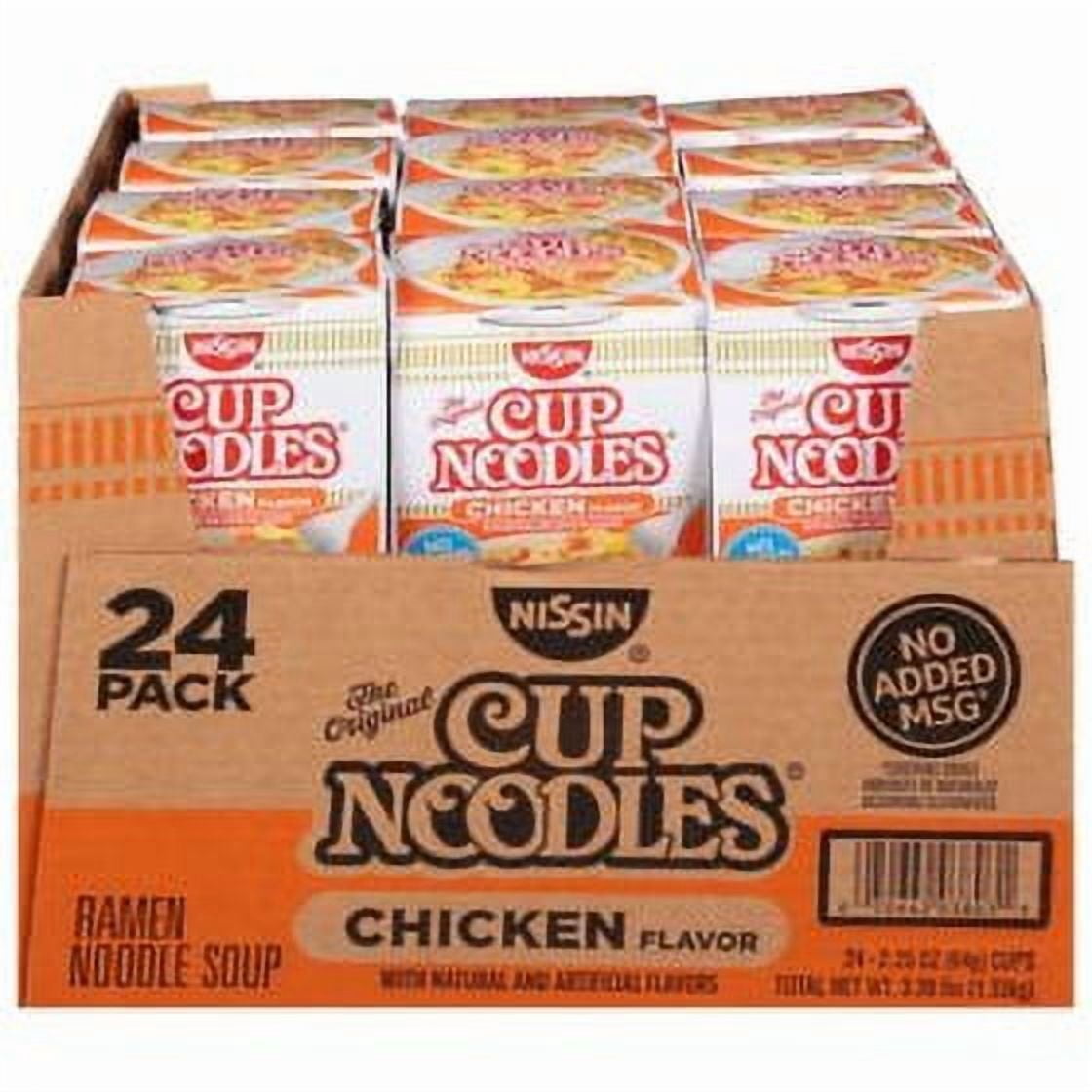 Nissin Cup Noodles, Chicken Flavor 2.25 oz., 24 count