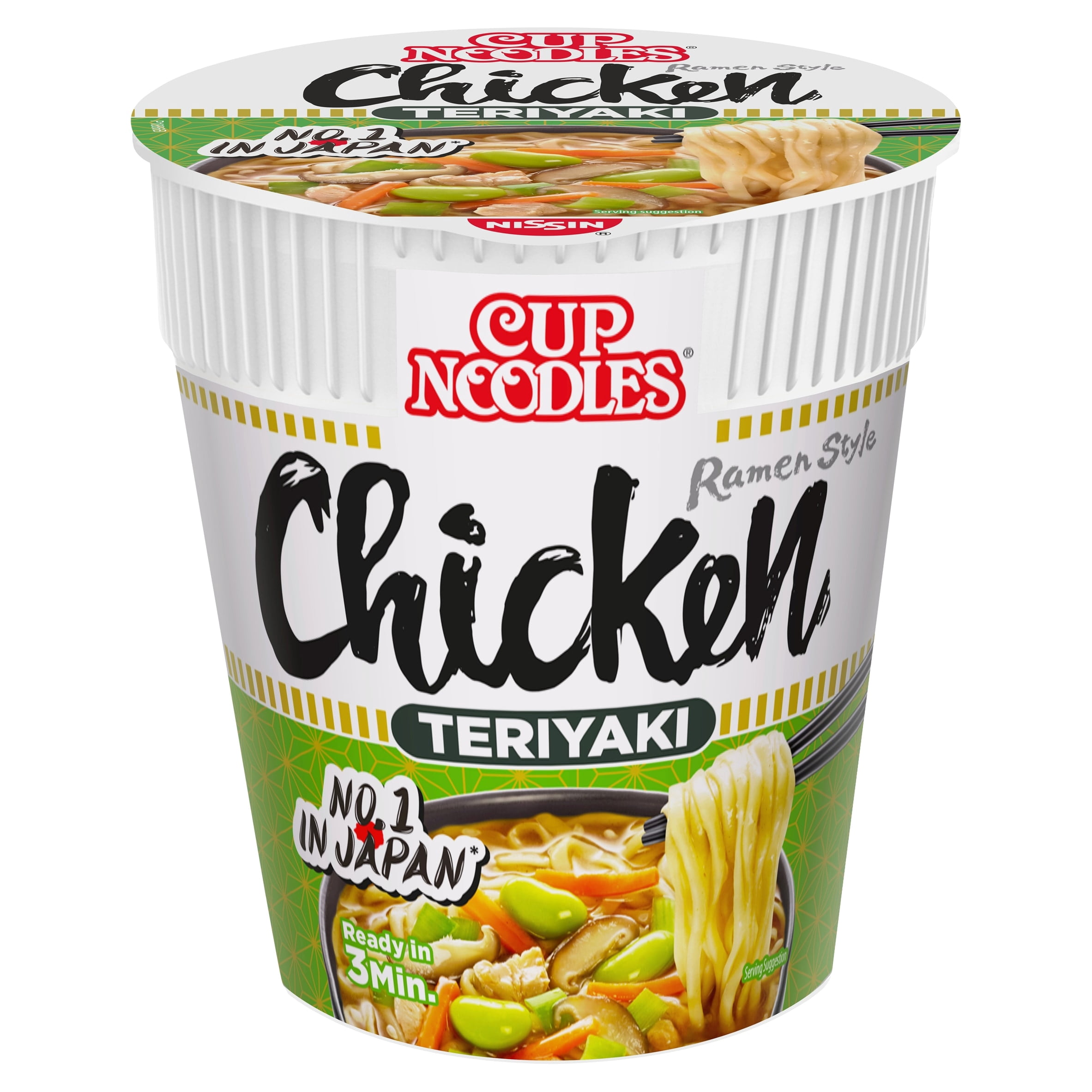 Nissin Cup Noodles Instant Ramen Pot Chicken Teriyaki 70g, Imported from Britain