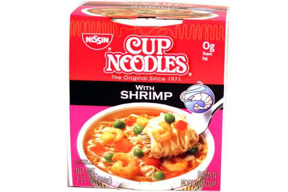 Nissin Cup Noodles with Shrimp (Pack of 10)
