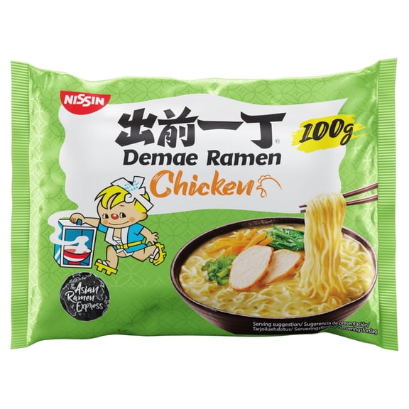 Nissin Demae Ramen Chicken Noodles 100G, Imported from Britain