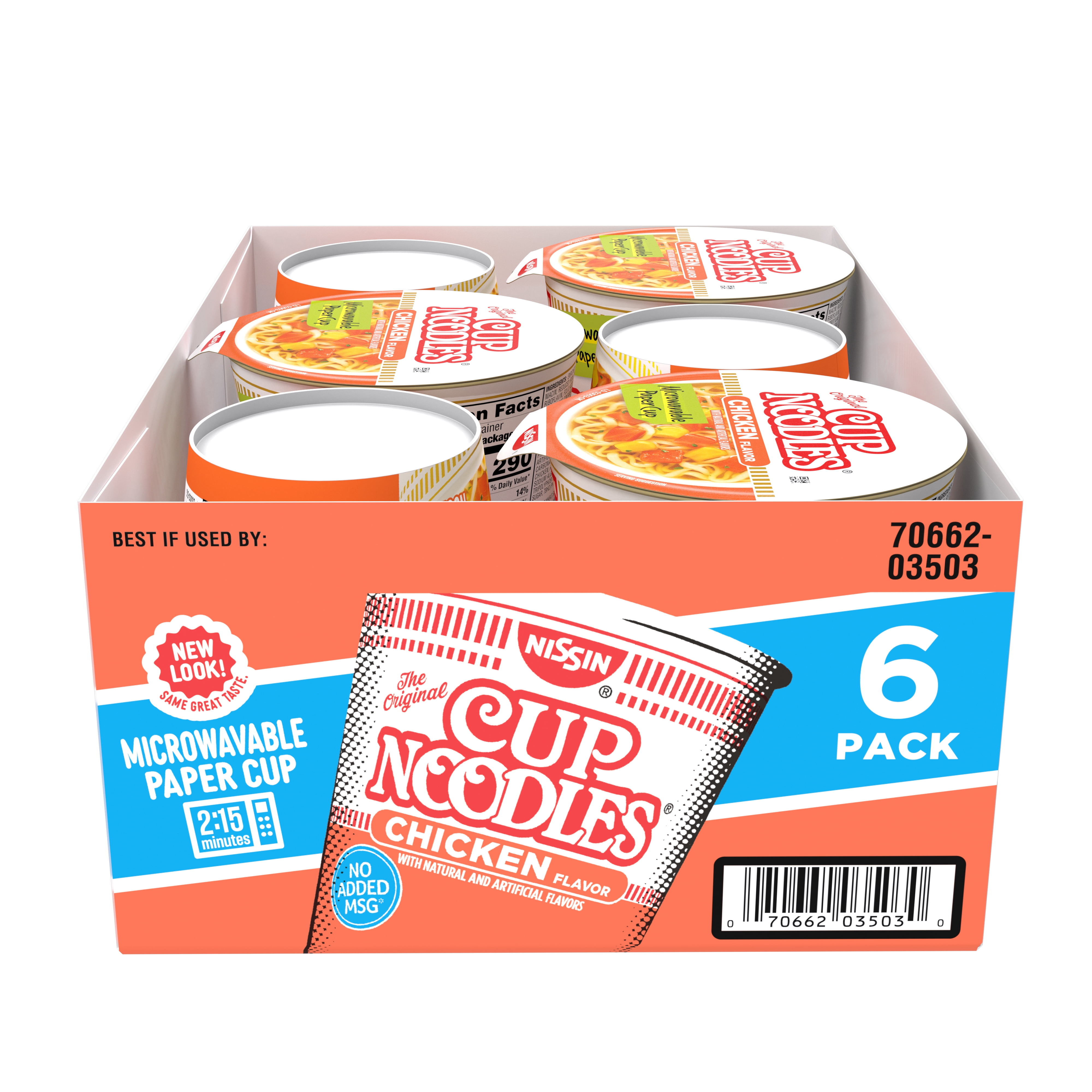 Nissin Cup Noodles 6pk - Soup - Walmart Business Supplies