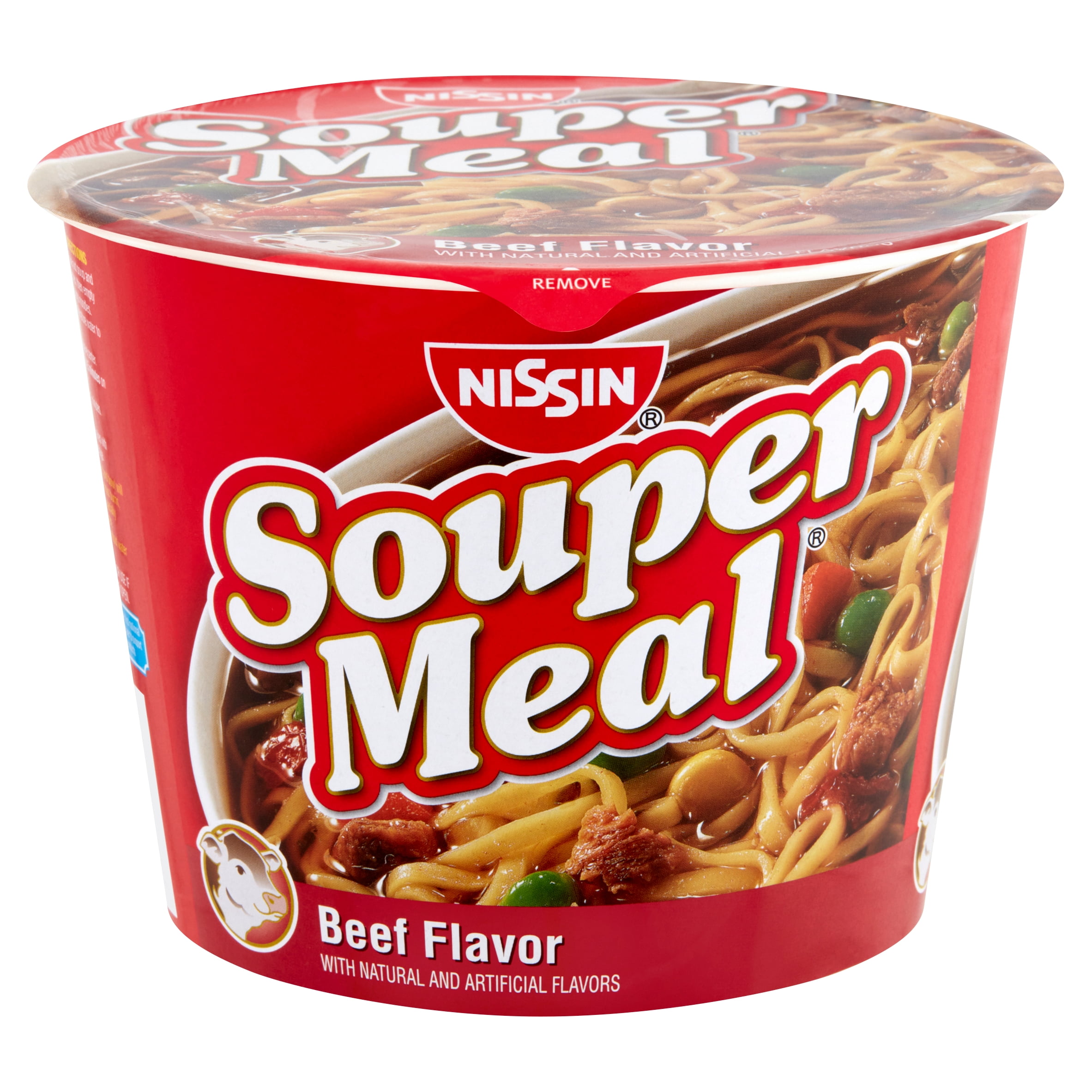 Nissin Souper Meal Beef Flavor, 4.3 OZ - Walmart.com