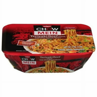Nissin Teriyaki Beef Flavor Noodles 4 oz (Pack of 4)