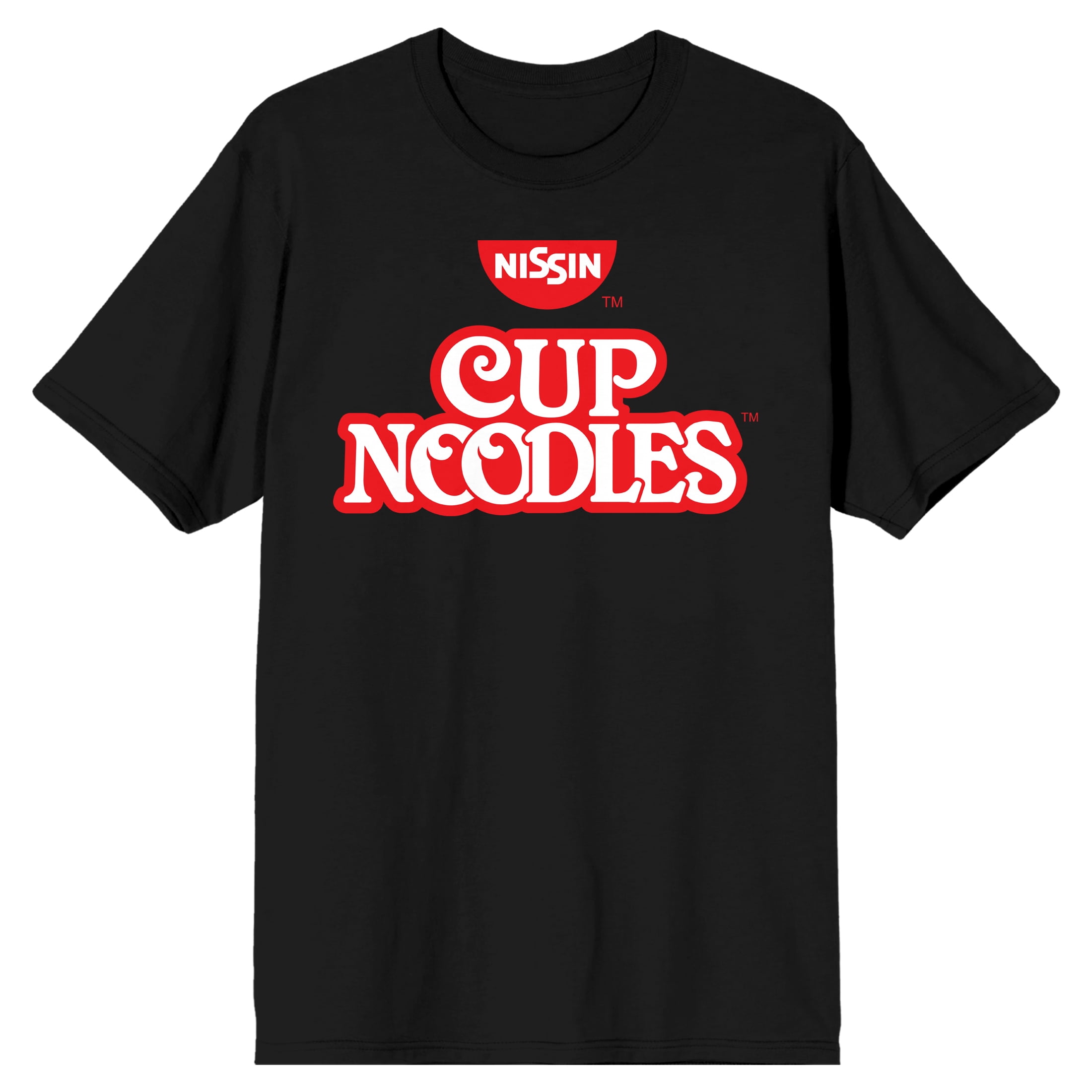 Nissin The Original Cup Noodles Logo Men's Black Graphic Tee-Large