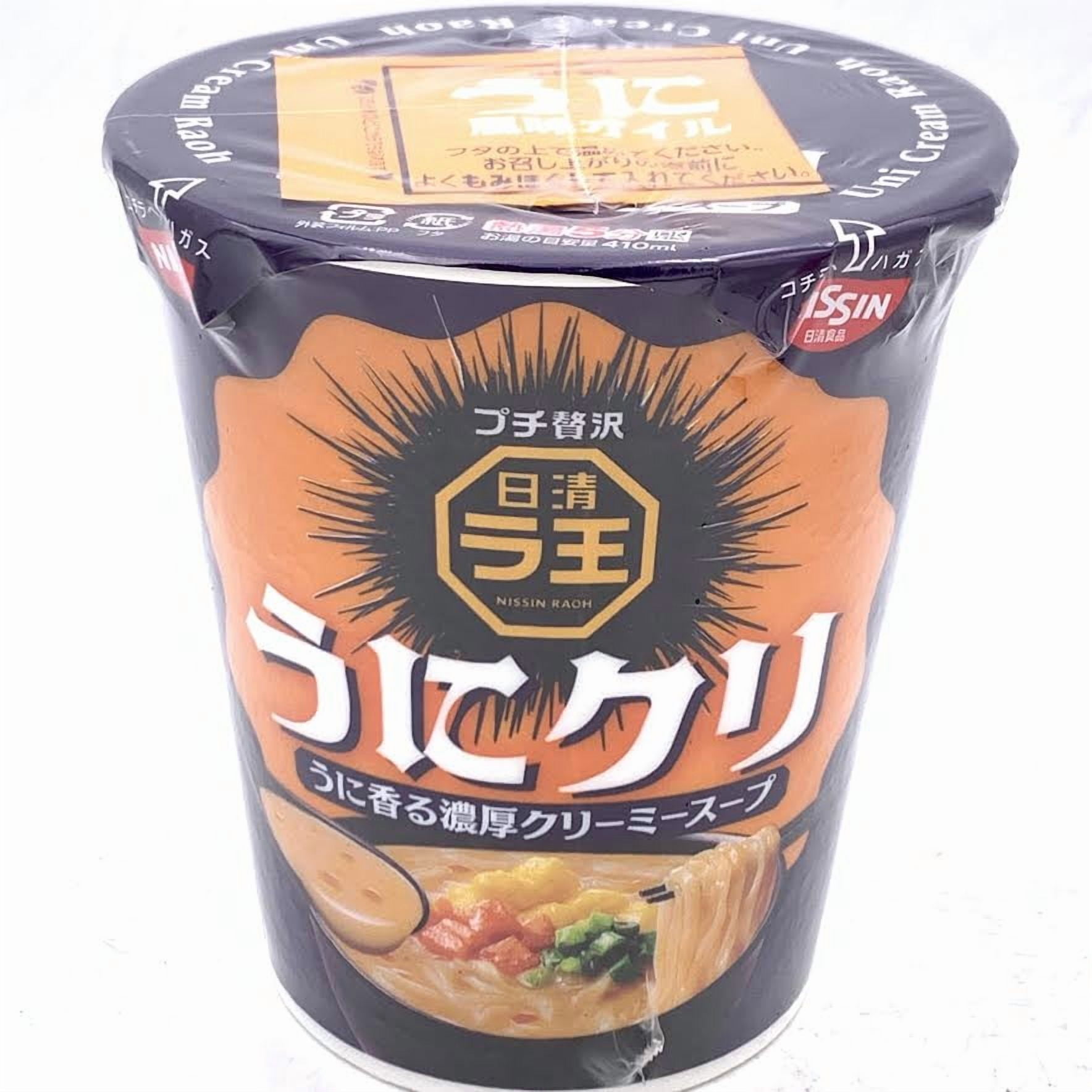Nissin Uni Cream Raoh Cup Noodle 98g日清拉王浓厚海胆奶油汤拉面杯面