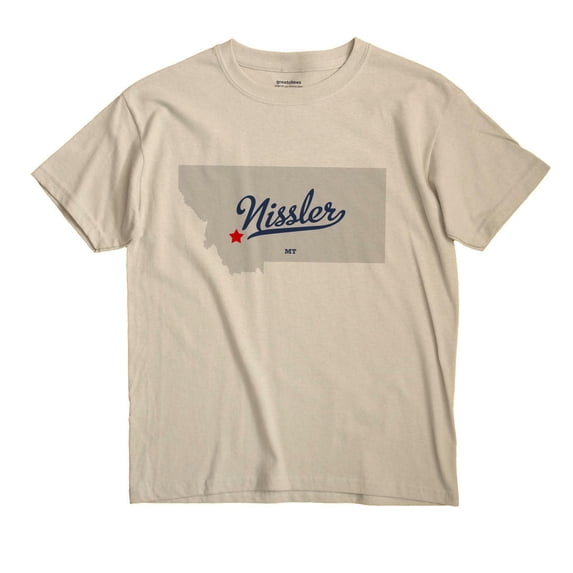 Nissler Montana Map Graphic T-Shirt - Walmart.com