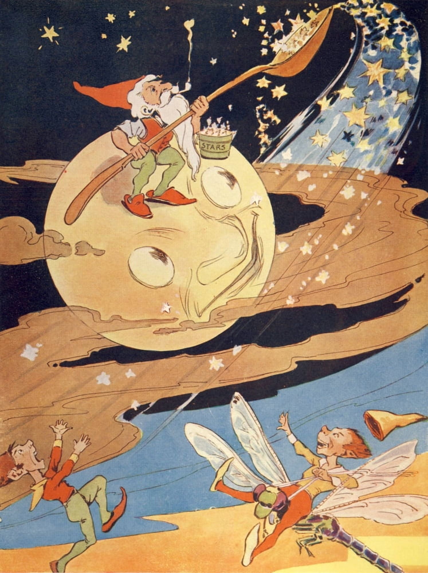Nisters Holiday Annual 1897 Gathering stardust Canvas Art - Unknown (18 x 24)