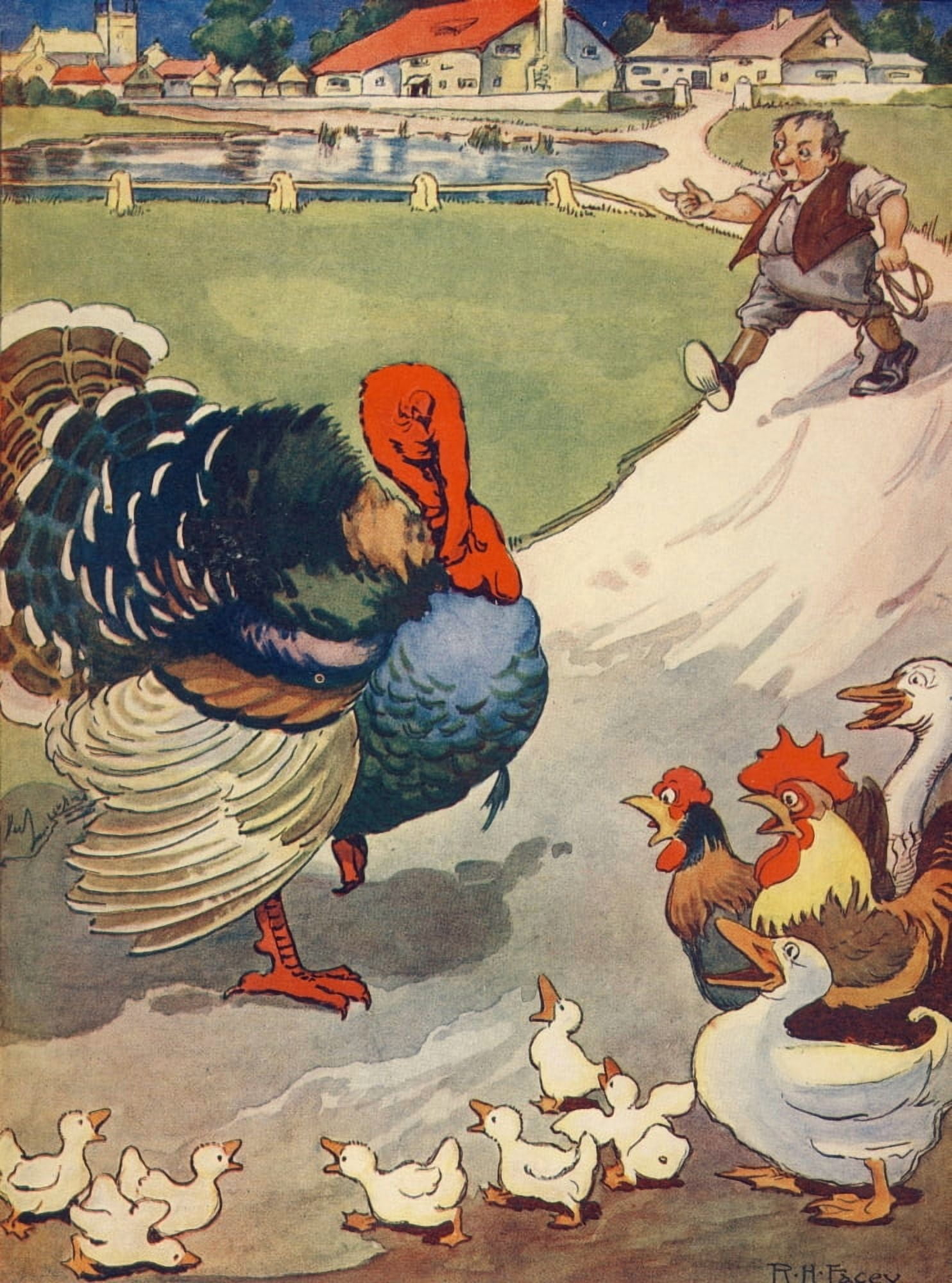 Nisters Holiday Annual 1897 Turkey Canvas Art - RH Facey (24 x 36)