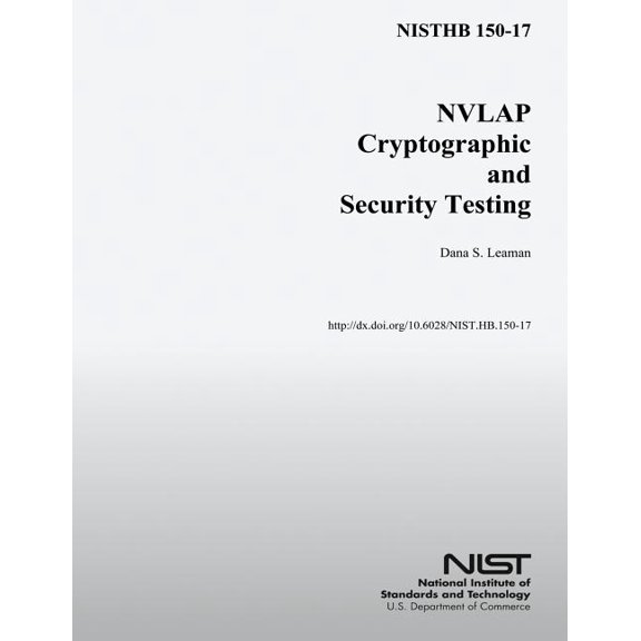 Nisthb 150-17 Nvlap Cryptographic and Security Testing