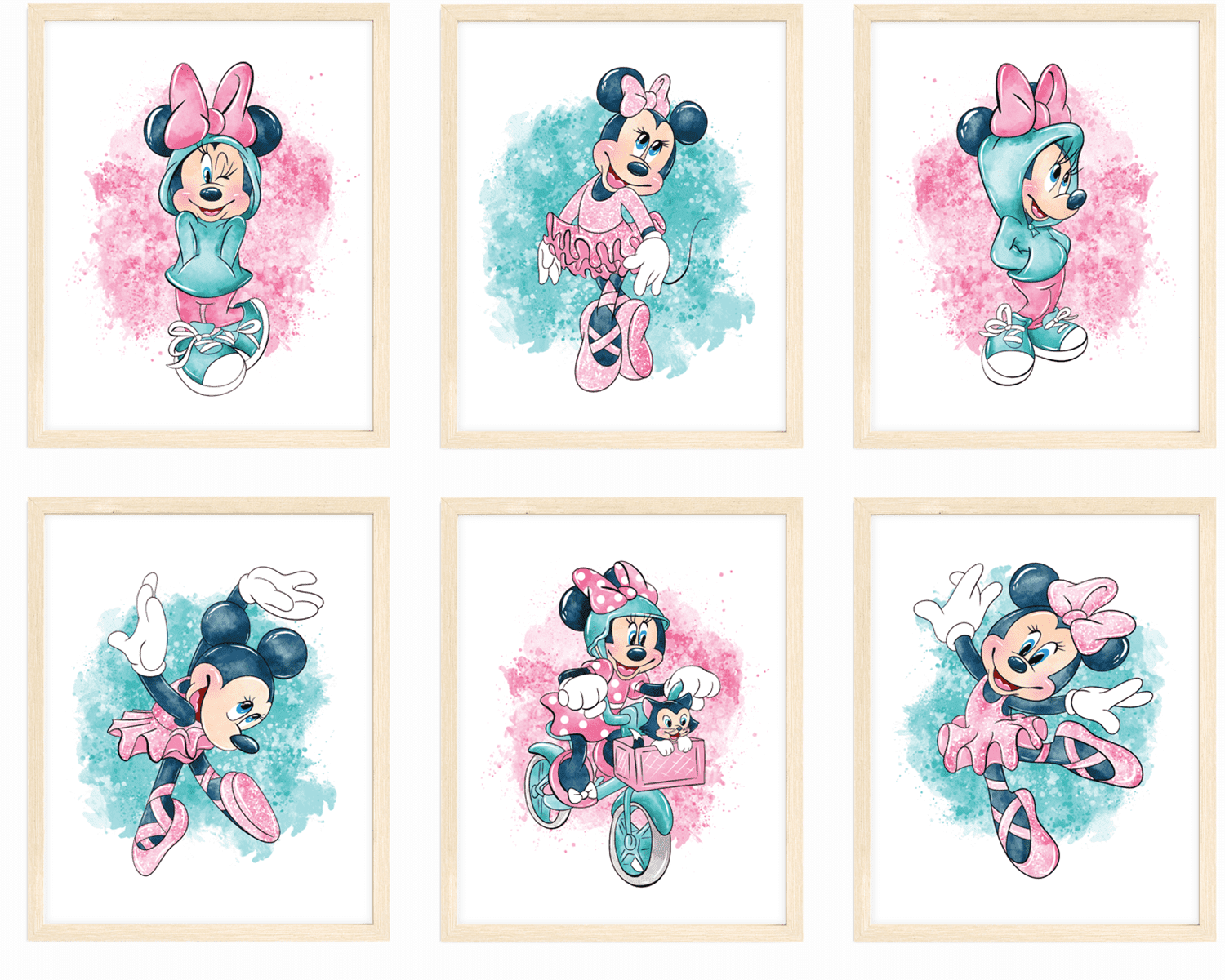 Nistio Minnie Mouse 8" x 10" Art Print