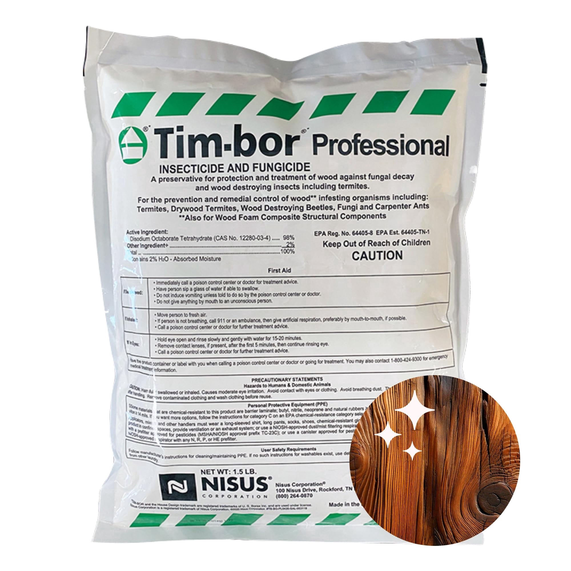 Nisus Tim-BOR Professional Insecticidal Dust, Water-Soluble Borate ...