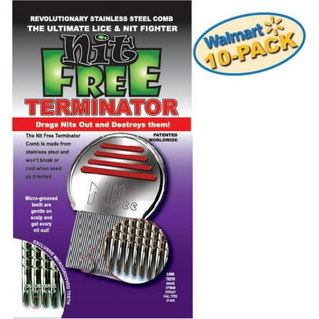 Nit Free Terminator Lice Comb (10-Pack)