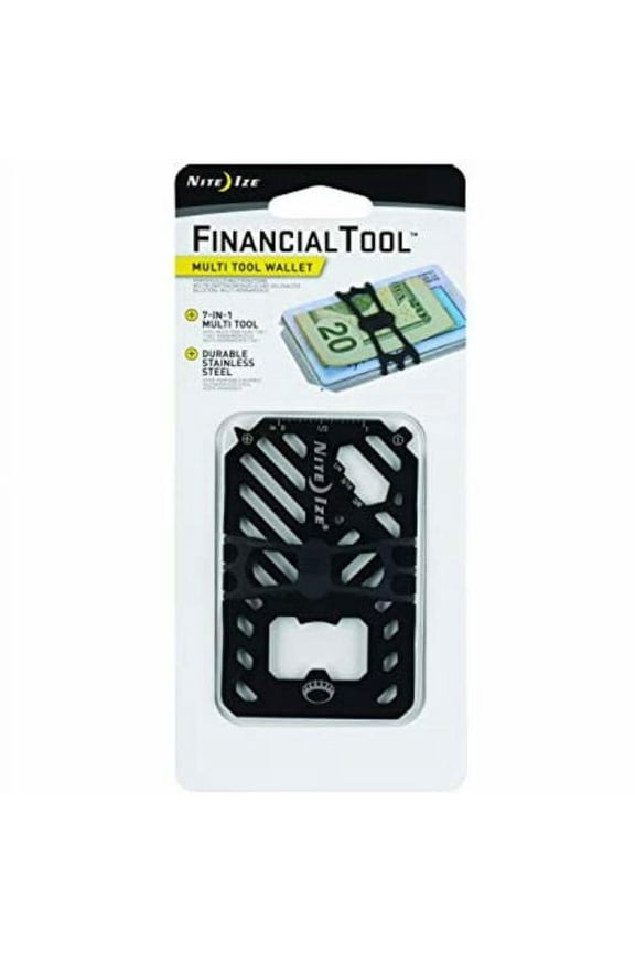 Universal Black 7 In 1 Multi Tool Wallet